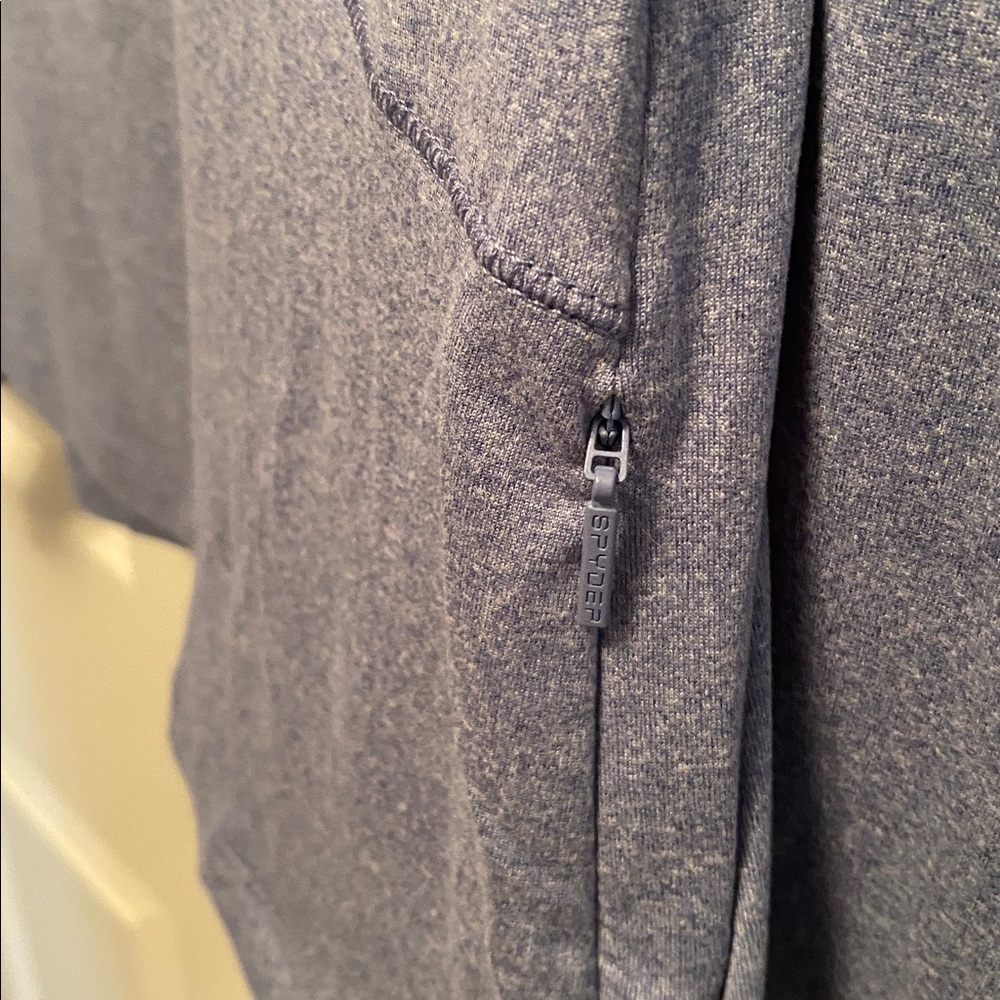Spyder Active Heather Blue Long Sleeve Top…size XL - Picture 3 of 5